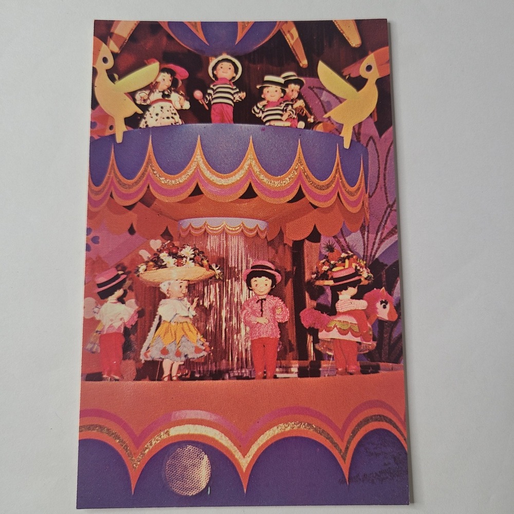 Walt Disney World It's A Small World After All Vintage Postcard